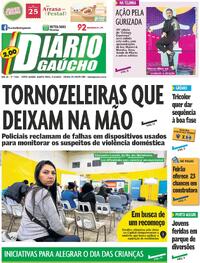 Capa do jornal Diário Gaúcho 09/10/2024