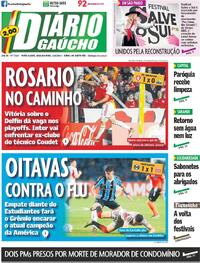 Capa do jornal Diário Gaúcho 10/06/2024
