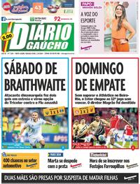 Capa do jornal Diário Gaúcho 12/08/2024