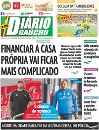 Capa do jornal Diário Gaúcho 16/10/2024