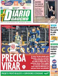 Capa do jornal Diário Gaúcho 17/07/2024