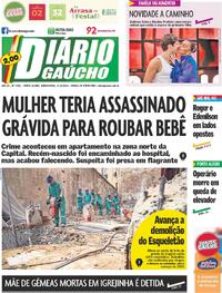 Capa do jornal Diário Gaúcho 17/10/2024