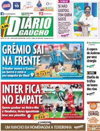 Capa do jornal Diário Gaúcho 18/03/2024