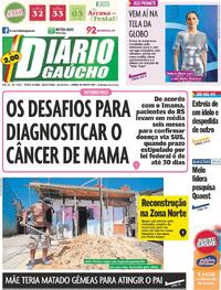 Capa do jornal Diário Gaúcho 18/10/2024