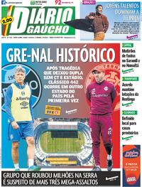 Capa do jornal Diário Gaúcho 22/06/2024