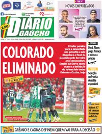 Capa do jornal Diário Gaúcho 26/03/2024
