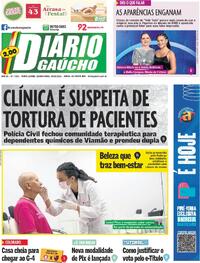 Capa do jornal Diário Gaúcho 30/10/2024