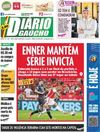 Capa do jornal Diário Gaúcho 31/10/2024