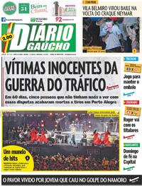 Capa do jornal Diário Gaúcho 01/02/2025