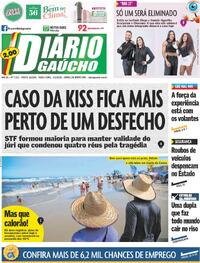 Capa do jornal Diário Gaúcho 04/02/2025