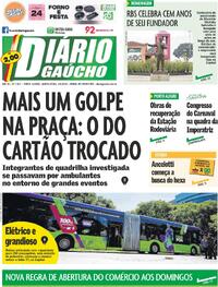 Capa do jornal Diário Gaúcho 05/06/2025
