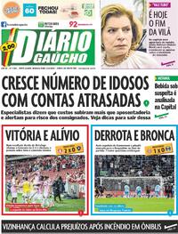 Capa do jornal Diário Gaúcho 06/10/2025