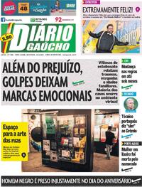Capa do jornal Diário Gaúcho 12/12/2025