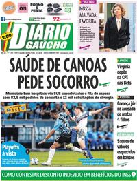 Capa do jornal Diário Gaúcho 14/05/2025