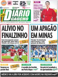 Capa do jornal Diário Gaúcho 14/07/2025