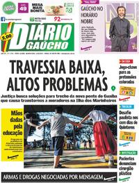 Capa do jornal Diário Gaúcho 16/04/2025