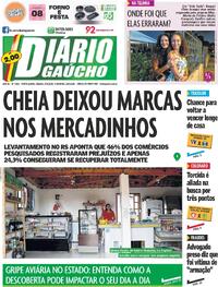 Capa do jornal Diário Gaúcho 17/05/2025