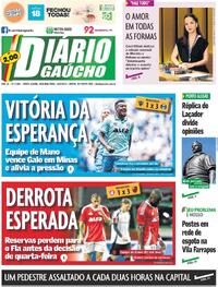 Capa do jornal Diário Gaúcho 18/08/2025