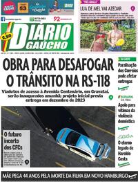 Capa do jornal Diário Gaúcho 18/12/2025
