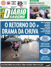 Capa do jornal Diário Gaúcho 19/06/2025