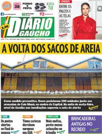 Capa do jornal Diário Gaúcho 21/06/2025