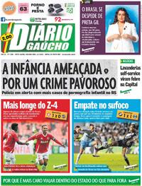 Capa do jornal Diário Gaúcho 21/07/2025