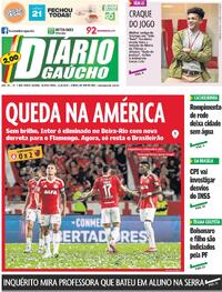 Capa do jornal Diário Gaúcho 21/08/2025