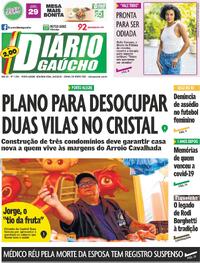 Capa do jornal Diário Gaúcho 24/03/2025