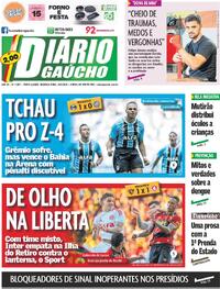 Capa do jornal Diário Gaúcho 26/05/2025