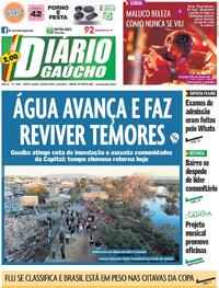 Capa do jornal Diário Gaúcho 26/06/2025