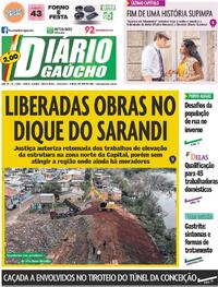 Capa do jornal Diário Gaúcho 27/06/2025