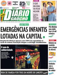 Capa Diário Gaúcho 28/05/2025