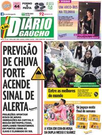 Capa do jornal Diário Gaúcho 28/06/2025
