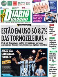 Capa do jornal Diário Gaúcho 30/01/2025
