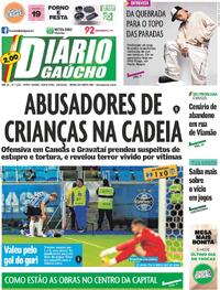 Capa do jornal Diário Gaúcho 30/05/2025