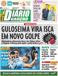 Capa do jornal Diário Gaúcho 30/07/2025