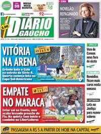 Capa do jornal Diário Gaúcho 31/03/2025
