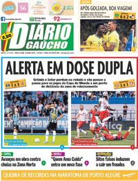 Capa do jornal Diário Gaúcho 01/06/2026
