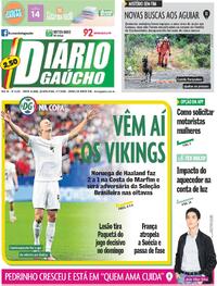 Capa Jornal Diário Gaúcho