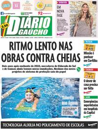 Capa do jornal Diário Gaúcho 02/05/2026