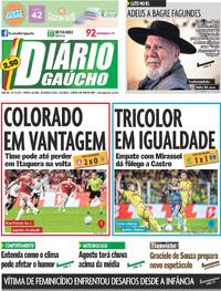 Capa Jornal Diário Gaúcho