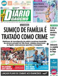 Capa do jornal Diário Gaúcho 05/02/2026