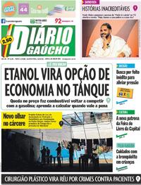 Capa Jornal Diário Gaúcho