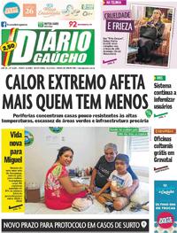 Capa do jornal Diário Gaúcho 06/02/2026