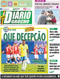 Capa Diário Gaúcho 06/07/2026