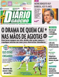 Capa Diário Gaúcho 08/07/2026