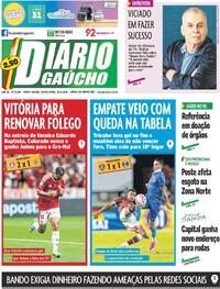 Capa Jornal Diário Gaúcho
