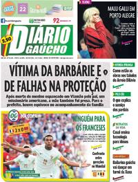 Capa Jornal Diário Gaúcho