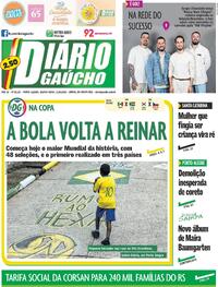 Capa Jornal Diário Gaúcho