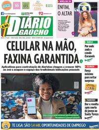 Capa do jornal Diário Gaúcho 12/05/2026